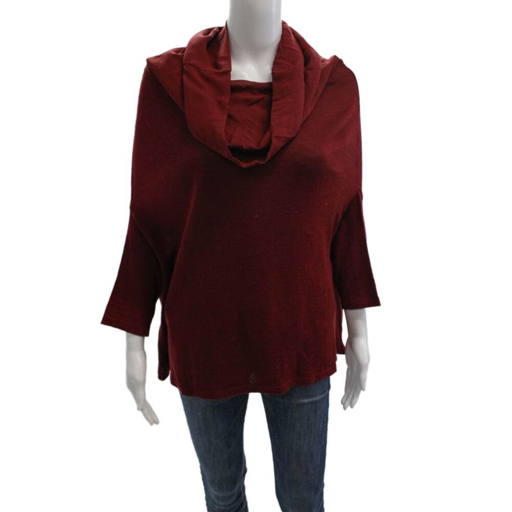 Compagnia Italiana Unisex Red Turtleneck Pullover Sweater Size S
